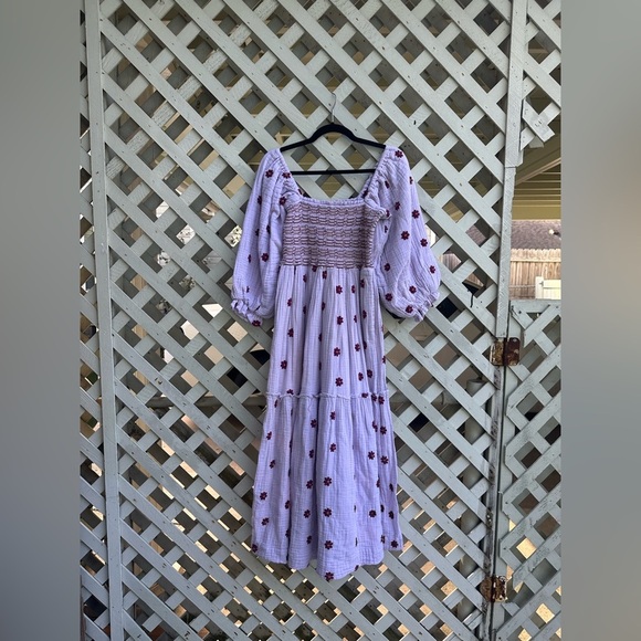 Free people Dahlia Embroidered Maxi Dress - Picture 7 of 8